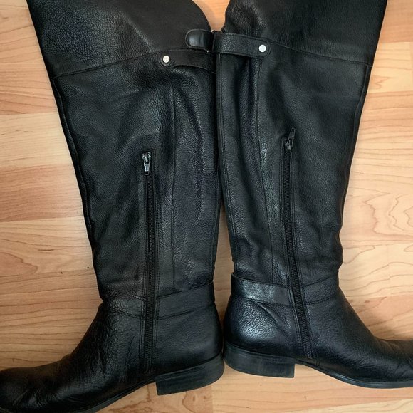 Naturalizer Leather Riding Boots - Picture 2 of 6